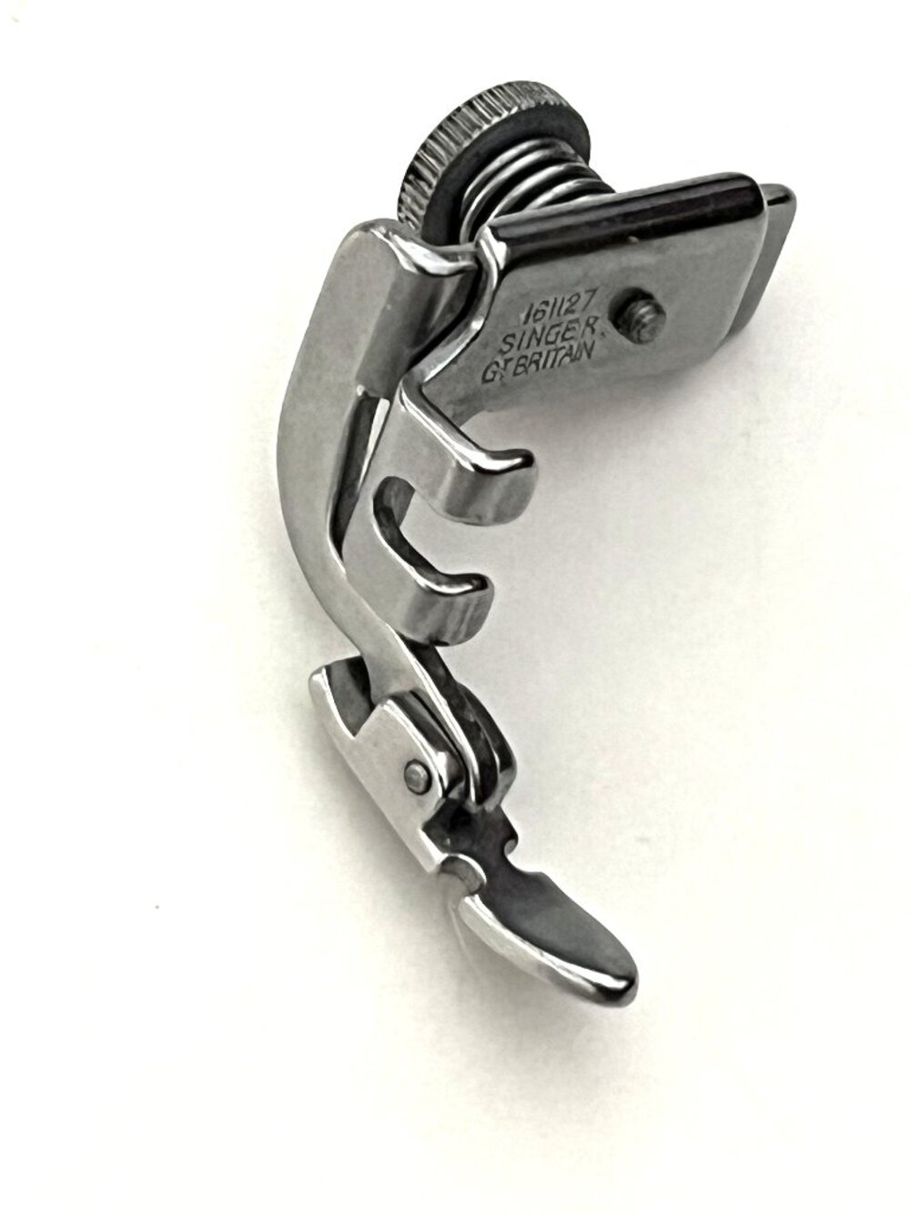 Vintage Singer (Simanco) Adjustable Zipper Foot  Attachment 161127 GT Britain